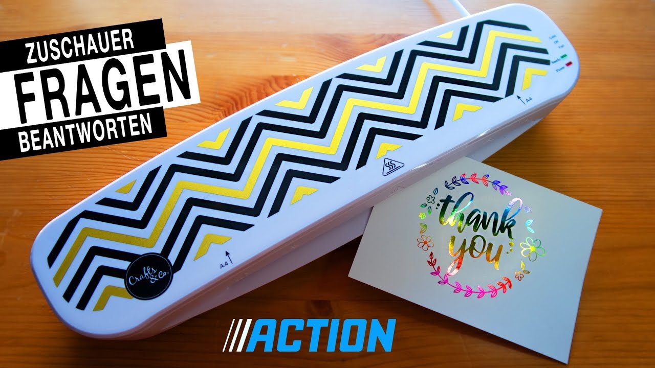 Action Folienapplikator Crafts & Co - Zuschauer Fragen und Test | Xscaped