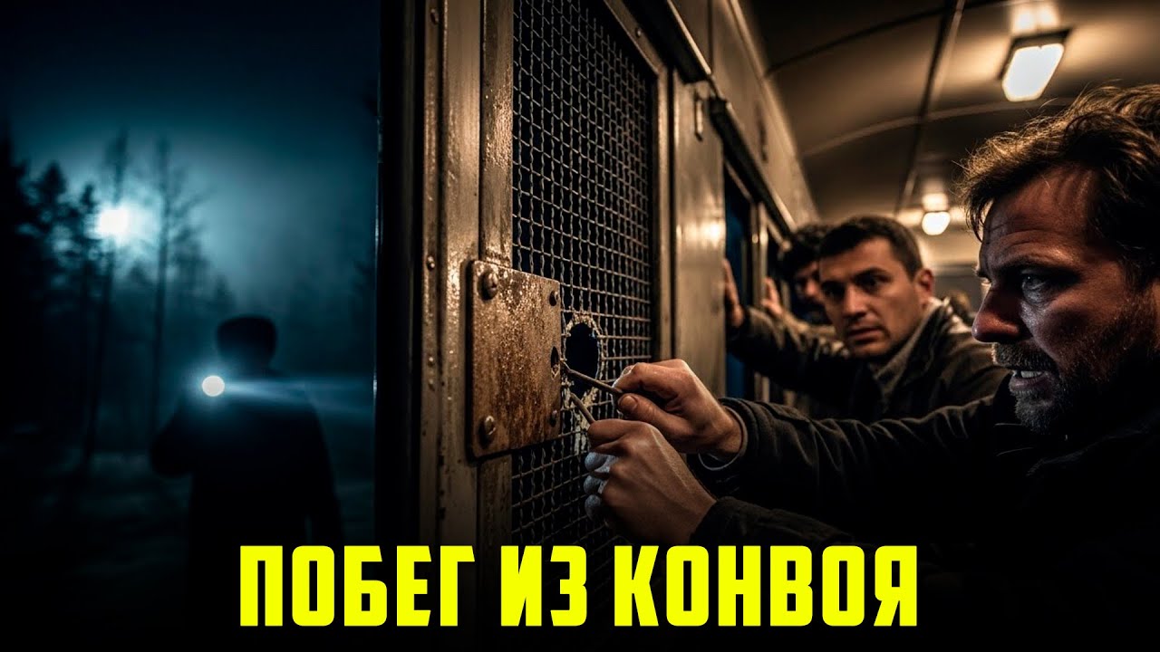 ТЮРЬМА НА КОЛЁСАХ: ПОБЕГ ИЗ КОНВОЯ, КОТОРЫЙ ПУГАЕТ ДО МУРАШЕК.
