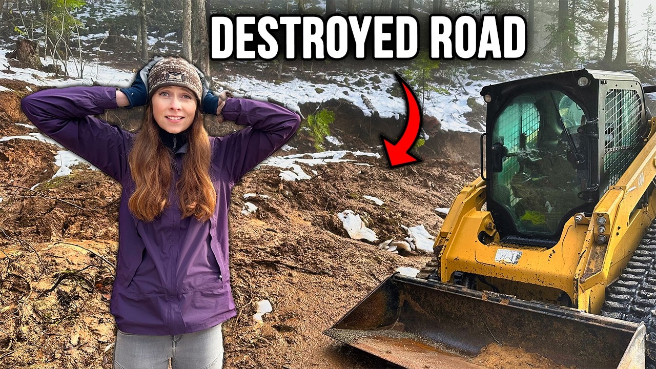 Our Road is GONE (major mudslide)