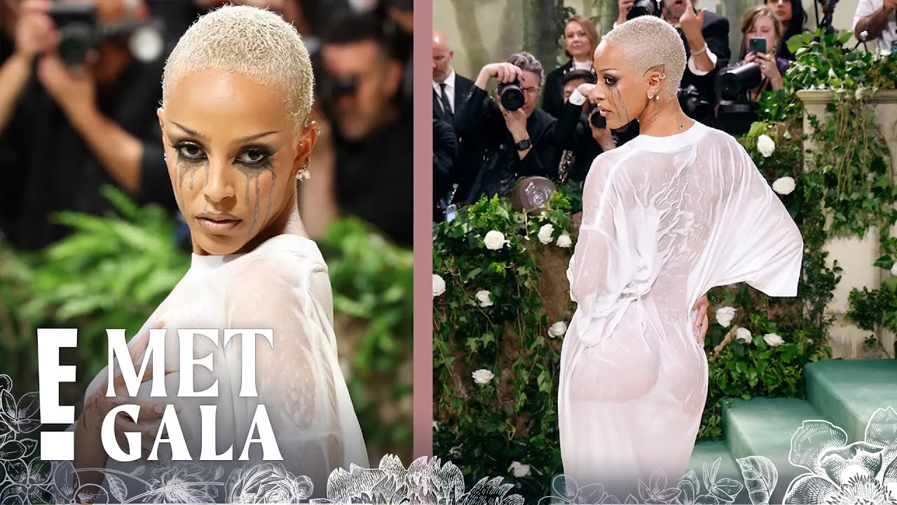 Почему Доджа Кэт выглядела такой мокрой на Met Gala 2024: узнайте СЕКРЕТ её мокрого образа | E! News