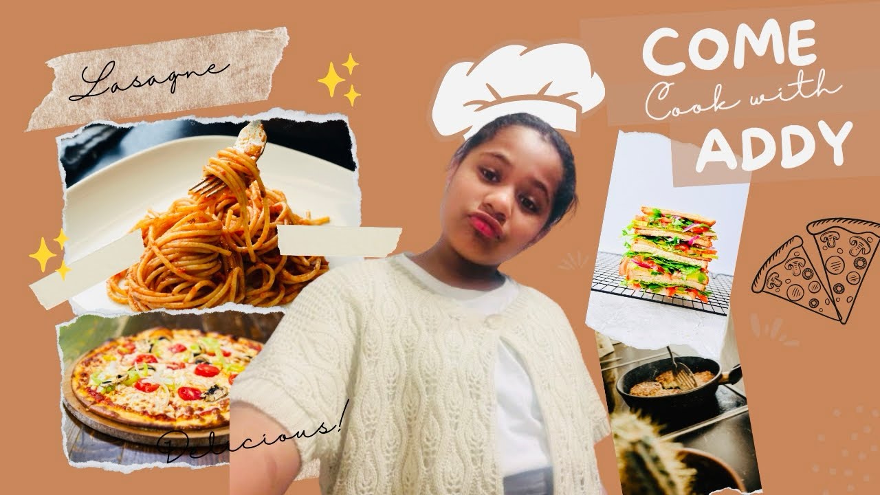 BIRTHDAY GIRL COOKS LASAGNA | Come Cook with Addy I Italian Food
