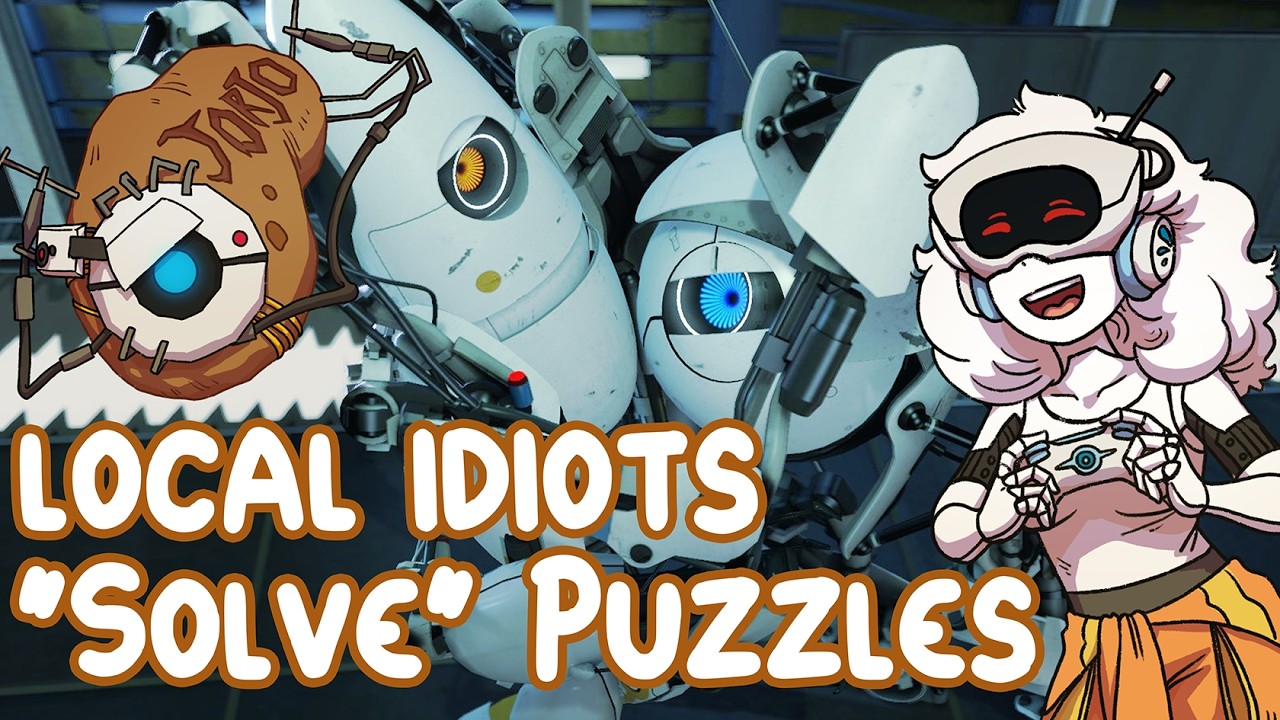 Playing Portal 2 Co-op! [Ft. Jorjo!] [Live]
