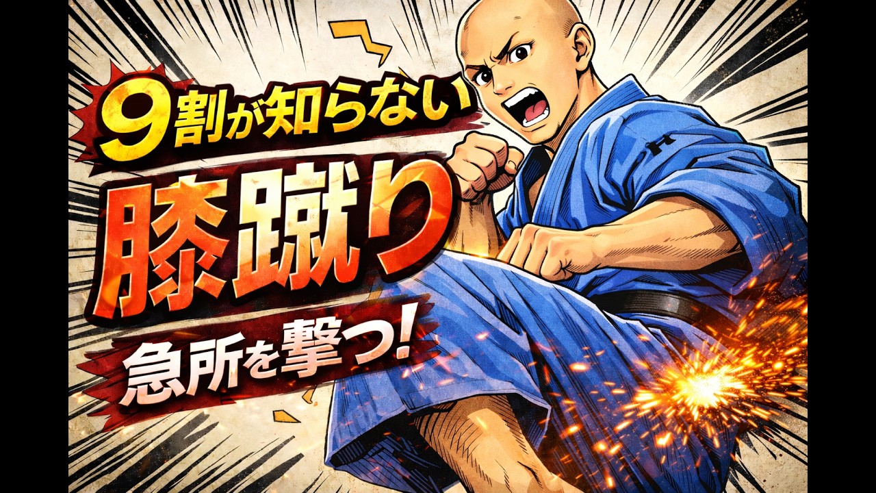 【武道】9割が知らない膝蹴り｜急所を撃つ実戦的な使い方を解説