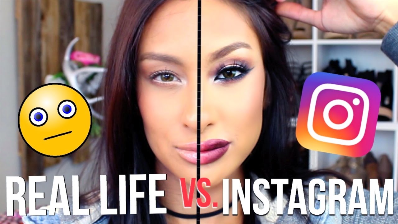 INSTAGRAM VS REAL LIFE MAKEUP!