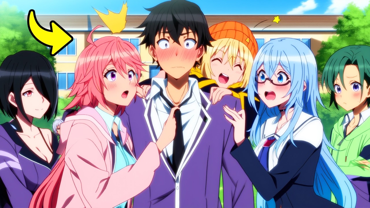Cara SOZINHO Nunca Teve Namorada, Agora 5 IRMÃS Lutam Para Ter ELE! |  Anime Recap