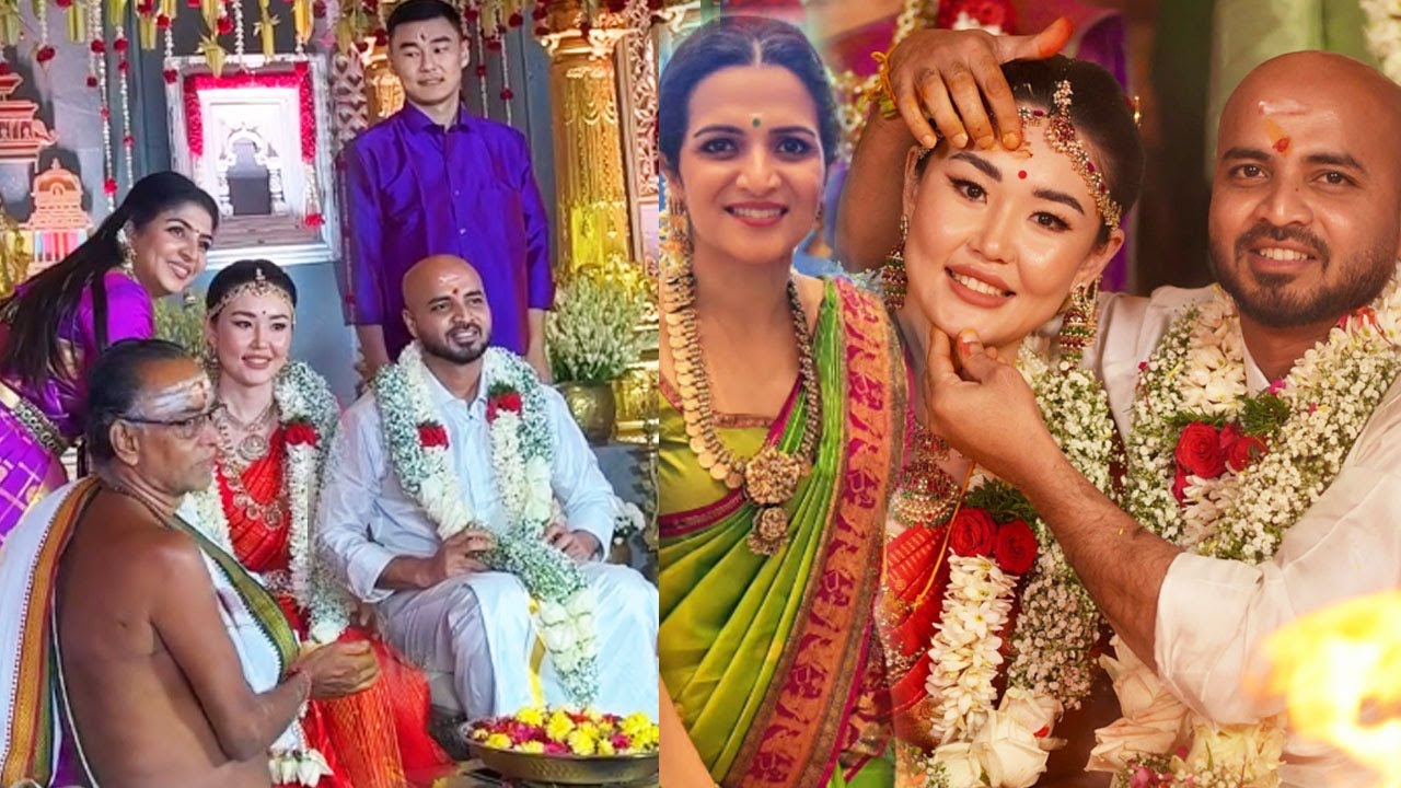 Ethirneechal Serial Priyadharshini Brother Dharshan & Ajar Wedding Video  | DD Neelakandan brother
