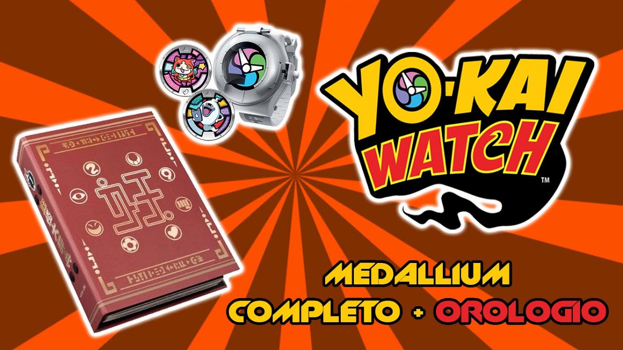Yo-Kai Watch - Medallium Completo Serie 1 + Orologio
