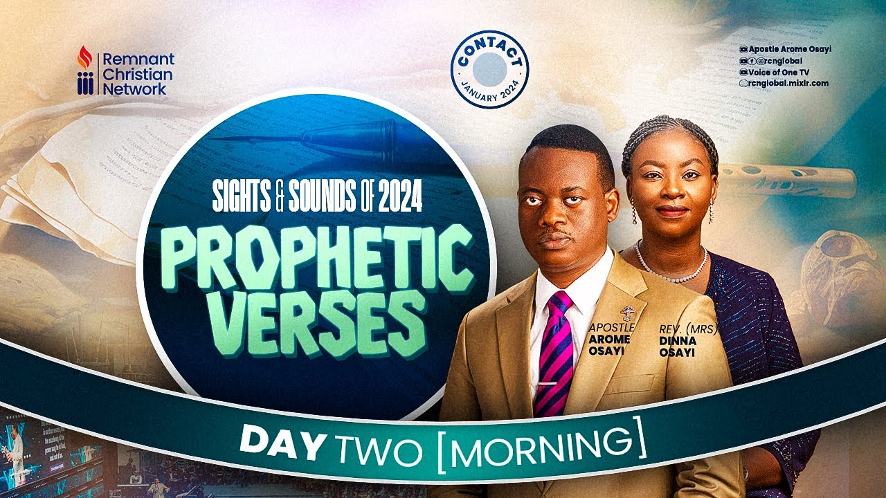 APOSTLE AROME OSAYI || SIGHTS AND SOUNDS  2024 || PROPHETIC VERSES || DAY 2 MORNING || 27TH JAN 2024