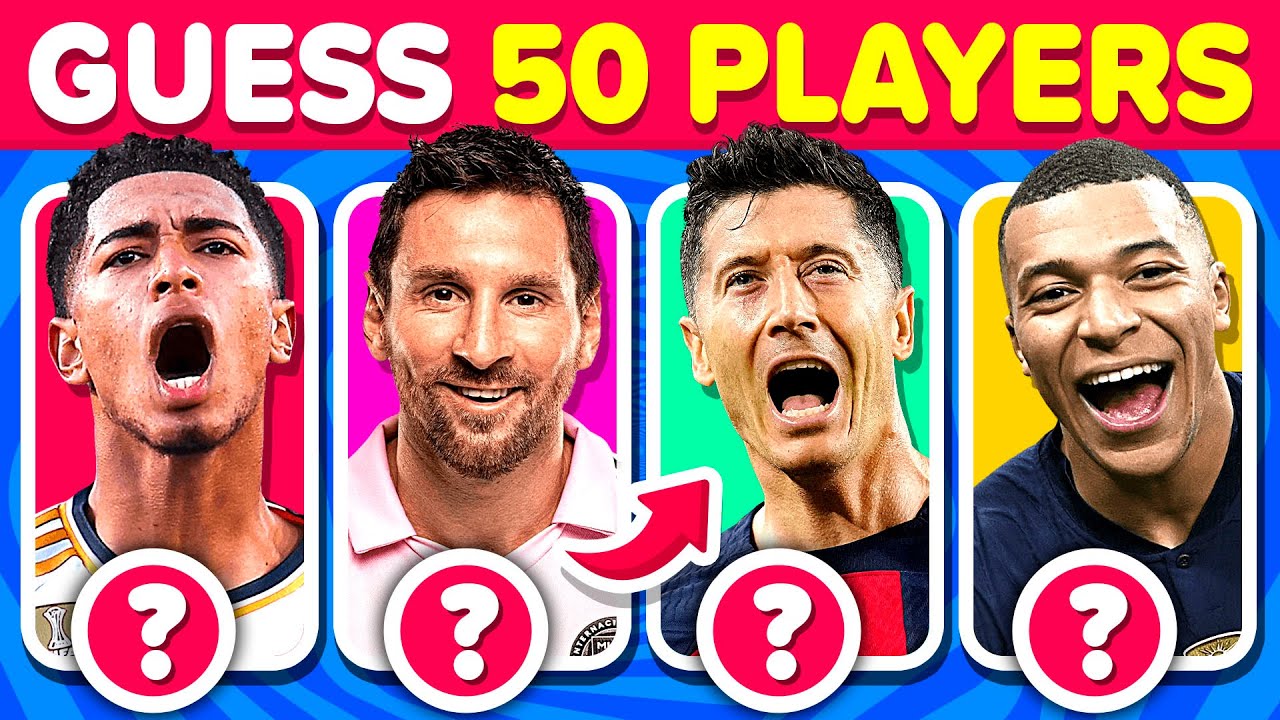 🚩 Guess the Football Player : Easy Level ⚽️ |  Football Quiz 2024