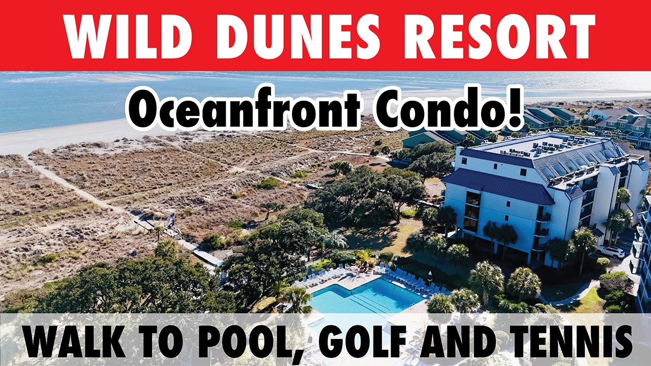 Обзор апартаментов на берегу океана в комплексе Wild Dunes: Shipwatch Villas, 3 спальни + вид.