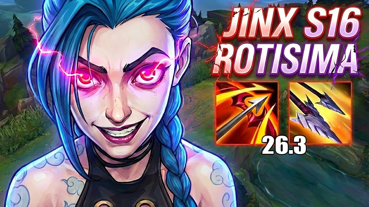 JINX es el MEJOR ADC del PARCHE 26.3 🚀 Si quieres SUBIR de ELO JUEGALA YA