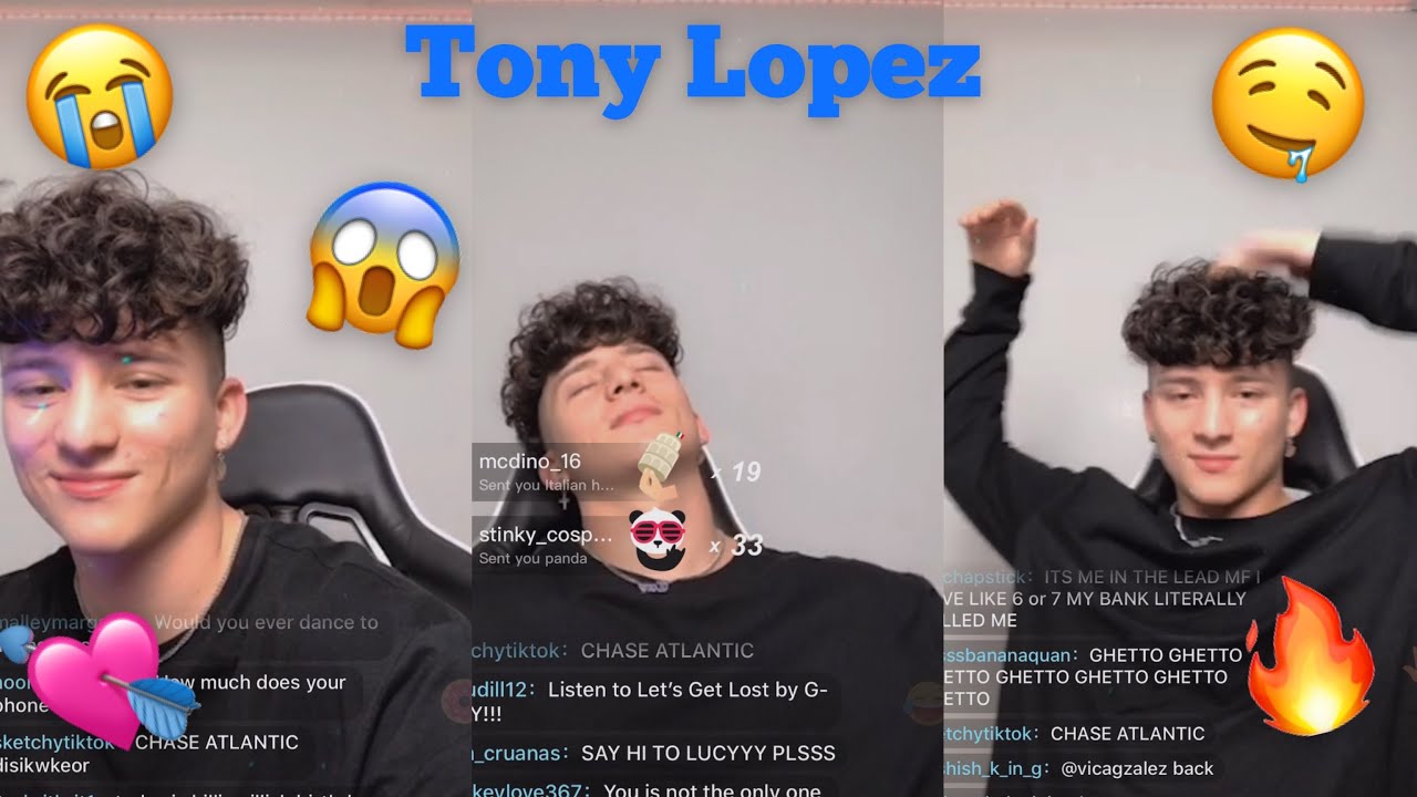 Tony Lopez Singing/Dancing Livestream
