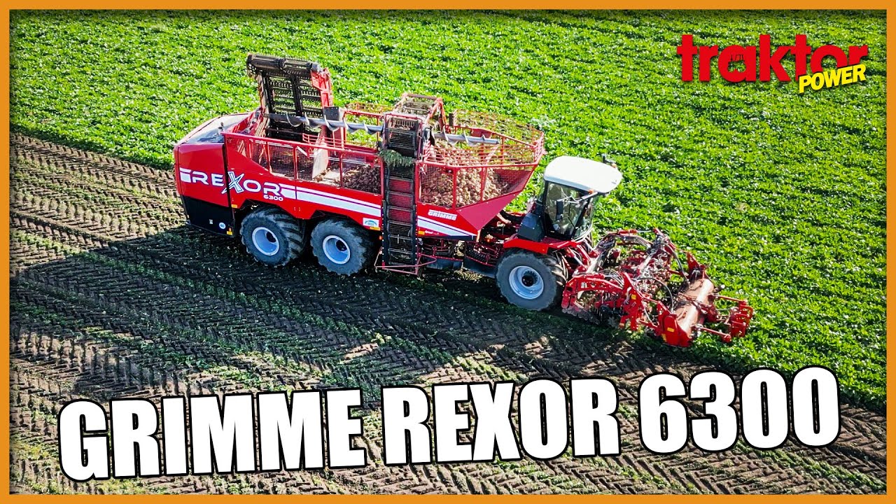 JÄTTEMASKINEN fixar betupptagningen - Här kommer Grimme Rexor 6300