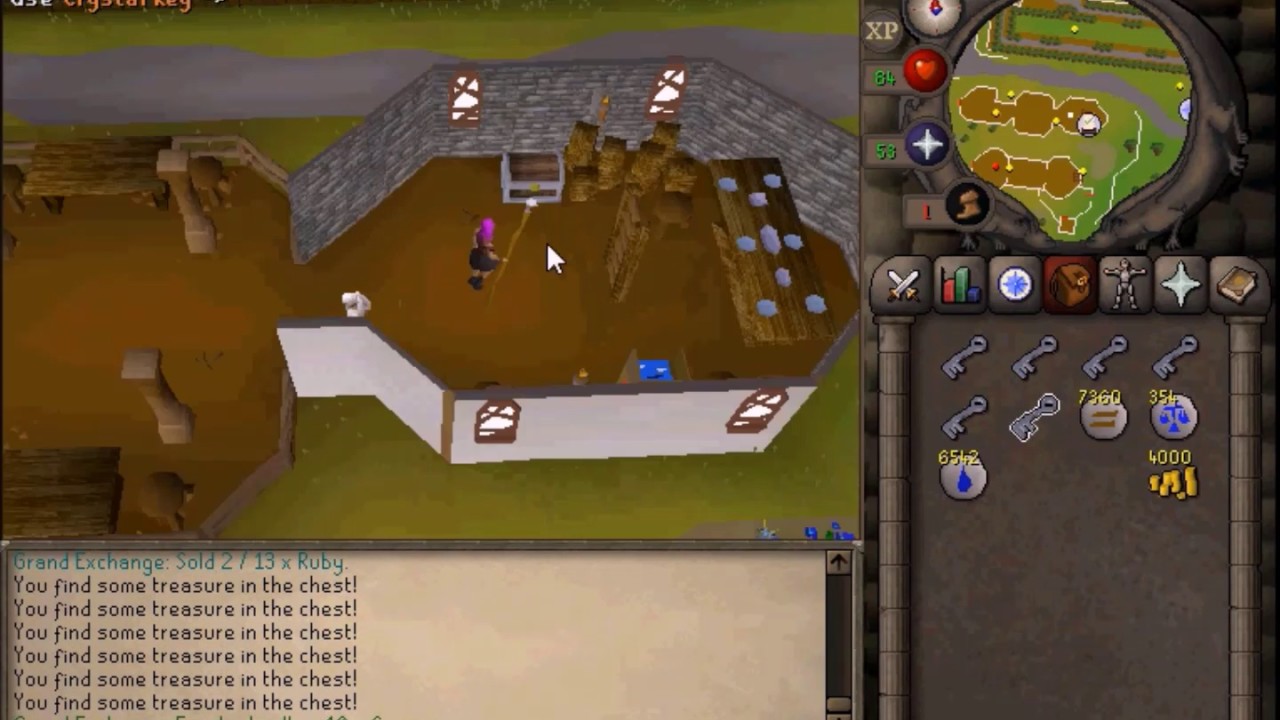 250k-1m per hour in OSRS for very low levels!
