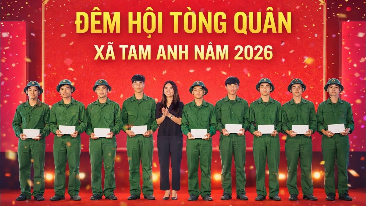 ĐÊM HỘI TÒNG QUÂN XÃ TAM ANH NĂM 2026