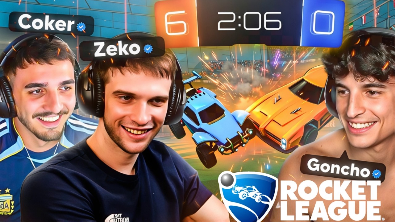 ESTO YA ES ABUSO en Rocket League 😈 - 3 Top Globales🌍