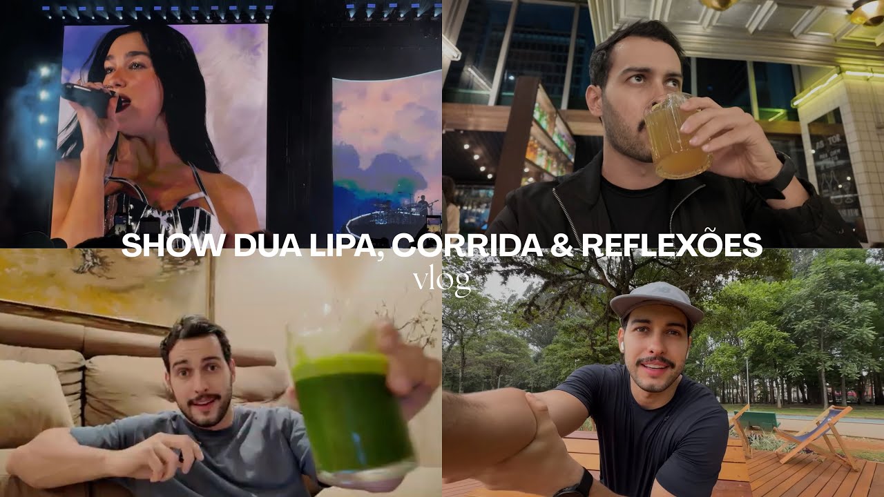 vlog de novembro | show dua lipa, reflexões fim de ano, imagine dragons & correndo