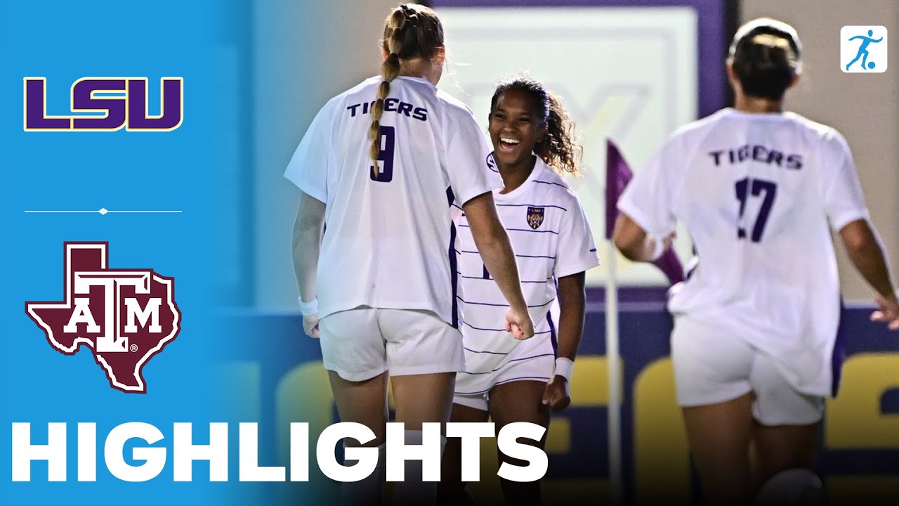 LSU vs Texas A&M | NCAA College Women's Soccer | Highlights - October 10, 2025