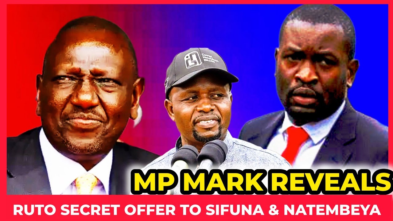 MP MARK LEAKS RUTOS OFFER TO SIFUNA & NATEMBEYA ! As Ruto Is Prepared To Dump Oburu For Sifuna!
