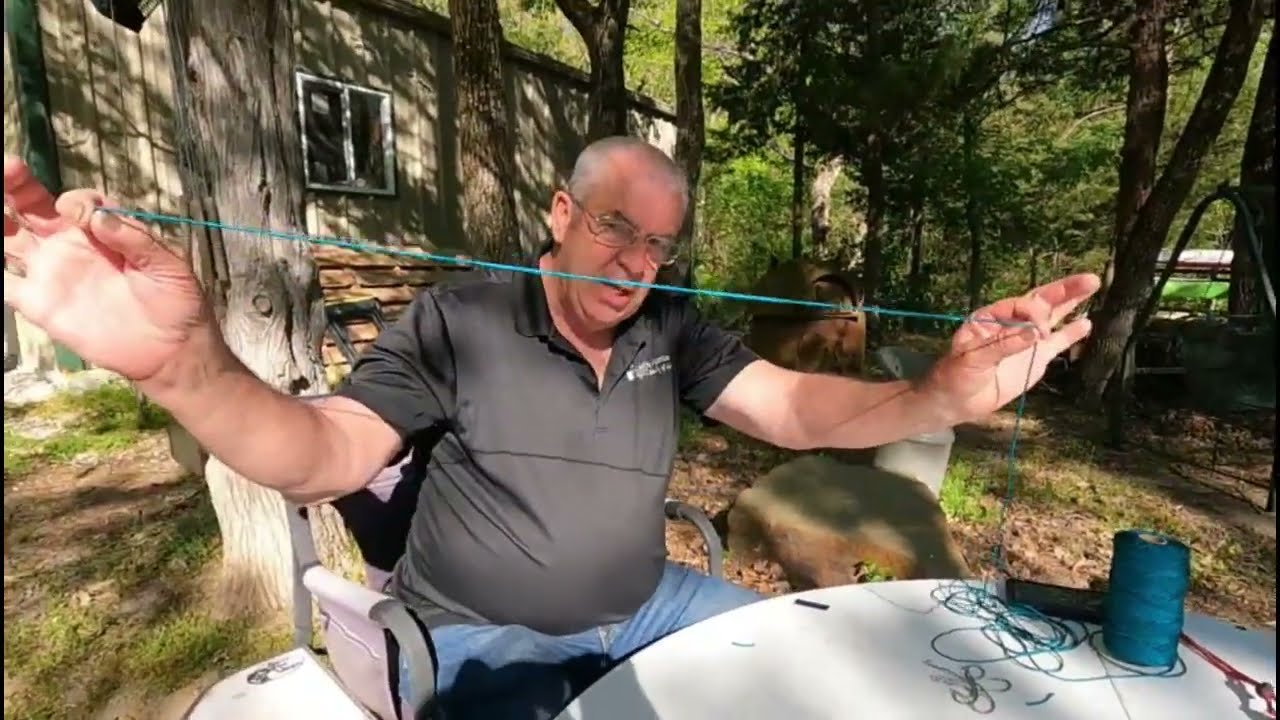 Making a Trotline the Old Fashion Way