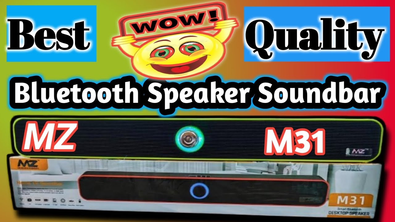 Mz Bluetooth Speaker 🔊| Mz M31 Bluetooth Speaker | Best Quality Wireless Soundbar