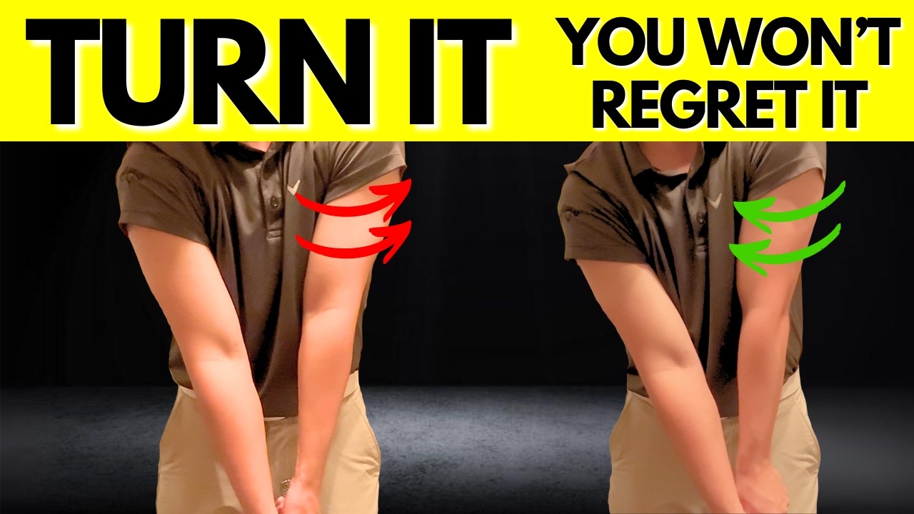 Start Your Left Arm Like This.. You Will Flush It!! (Golf Swing Cheat)