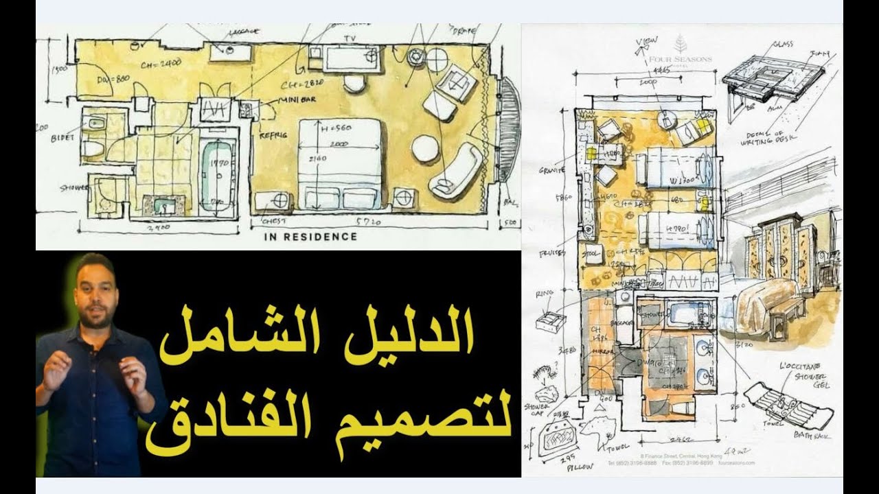 الدليل الشامل لتصميم #الفنادق hotel design guide#