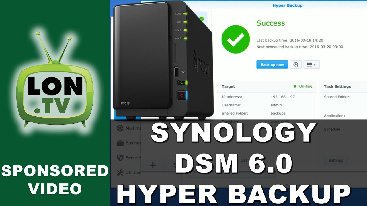 Synology Hyper Backup  - How to Backup over the Internet Incrementally with Multi-versions