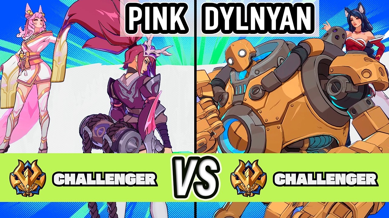 2XKO ▰ Pink (Akali / Ahri) vs Dylnyan (Blitzcrank / Ahri) ▰ High Level Gameplay