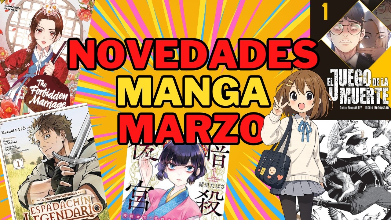 🌸 Novedades MANGA MARZO 2026 | ¡Todos los lanzamientos en España! 🔥📚