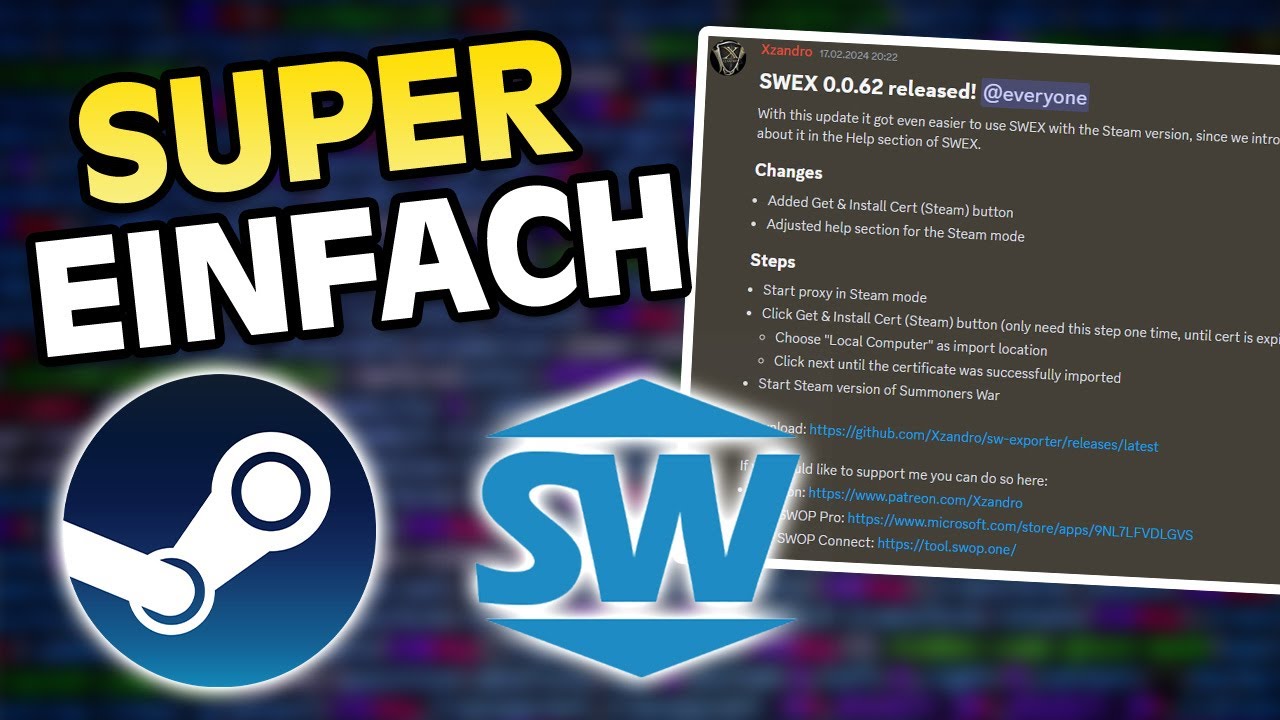 JSON-Dateien ziehen war NOCH NIE SO EINFACH! | Summoners War Sky Arena Steam