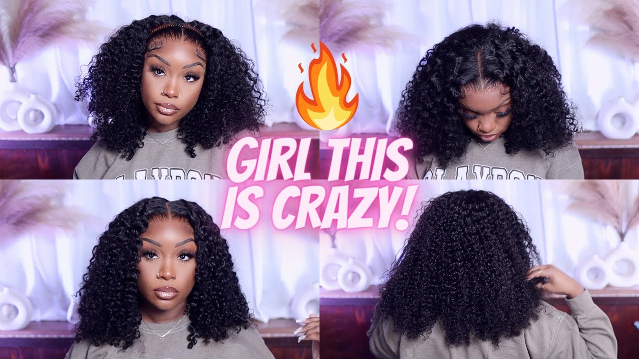 OMG,😮‍💨 😱 YA'LL BETTA RUN & GET YOU ONE OF THESE! BEST LACE MELT CURLY WIG INSTALL X WIGGINS HAIR