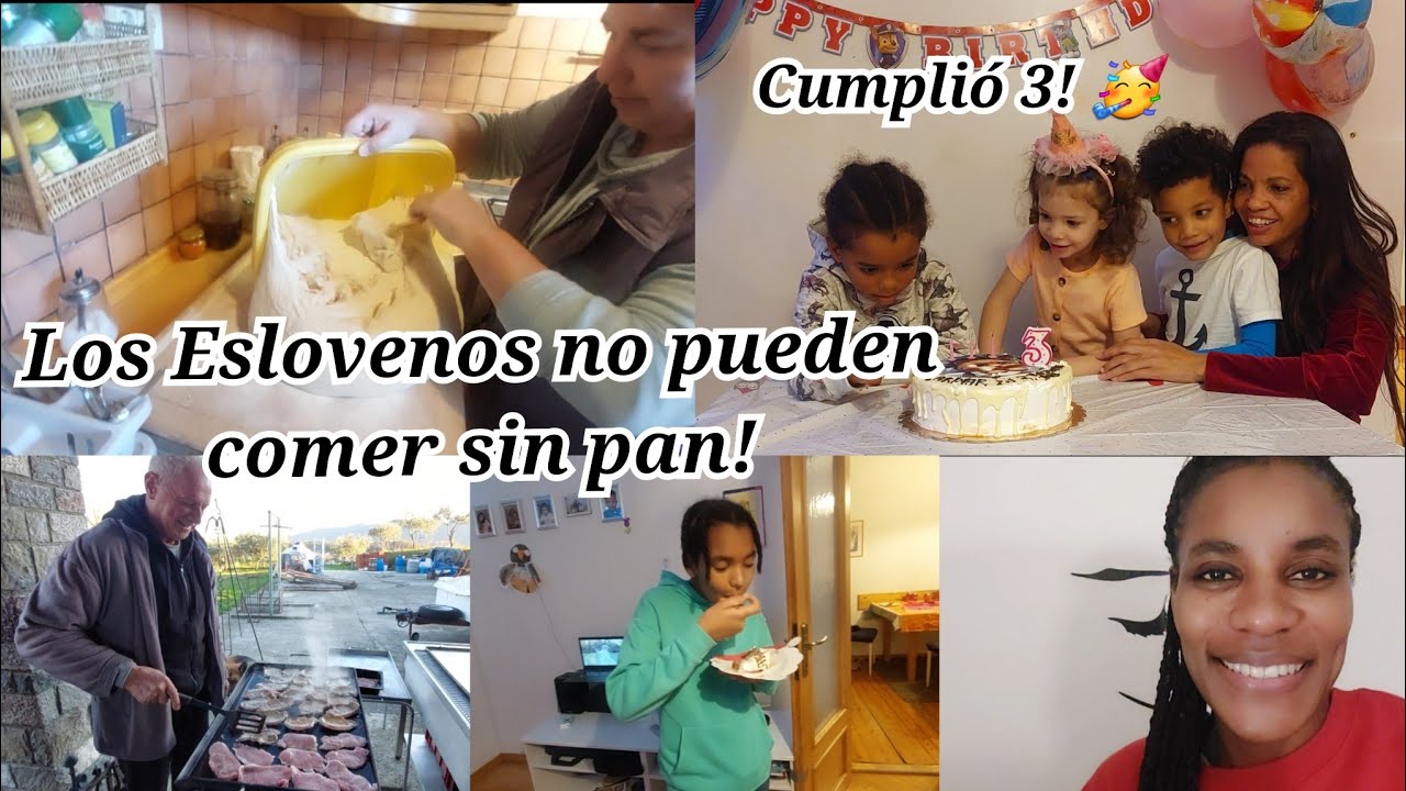 MI SUEGRA PREPARA EL PAN, LE AYUDO| VIVEN EN UN PARAÍSO|CUMPLEAÑOS DE   LARIMAR....#pan