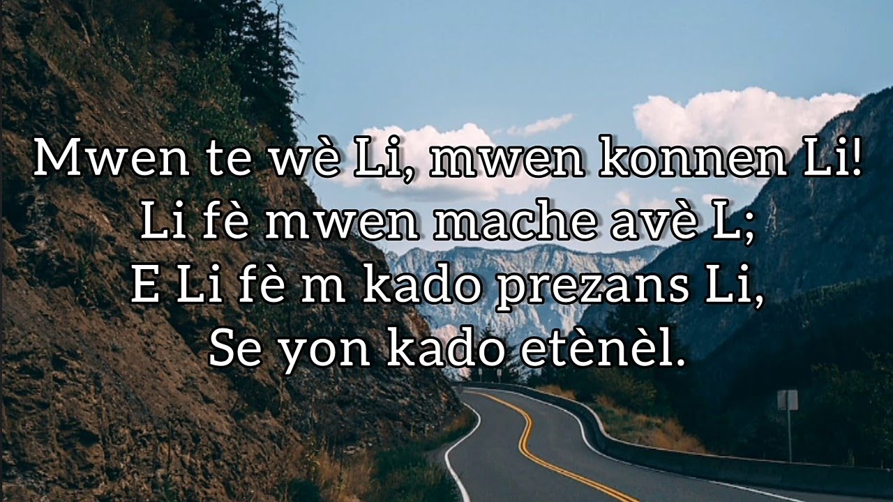 Lyrics 93 kreyòl chan desperans _ Mape mache sèl ak Jezi - bit levanjil