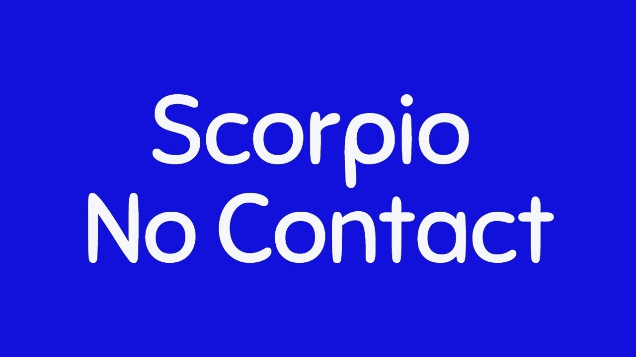 Скорпион — Бесконтактное чтение — Необходимо начать разговор