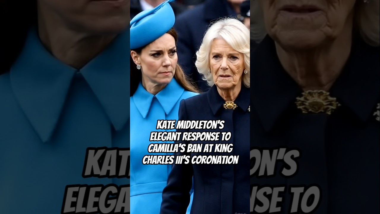 Kate Middleton&rsquo;s Elegant Response to Camilla&rsquo;s Ban at King Charles III&rsquo;s Coronation #royal #camilla