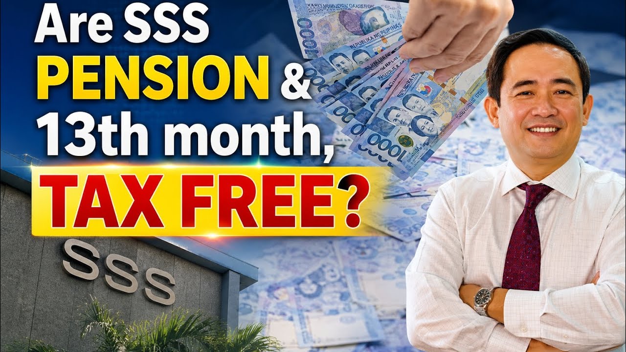 ✅Are SSS PENSION & 13th month, TAX FREE??