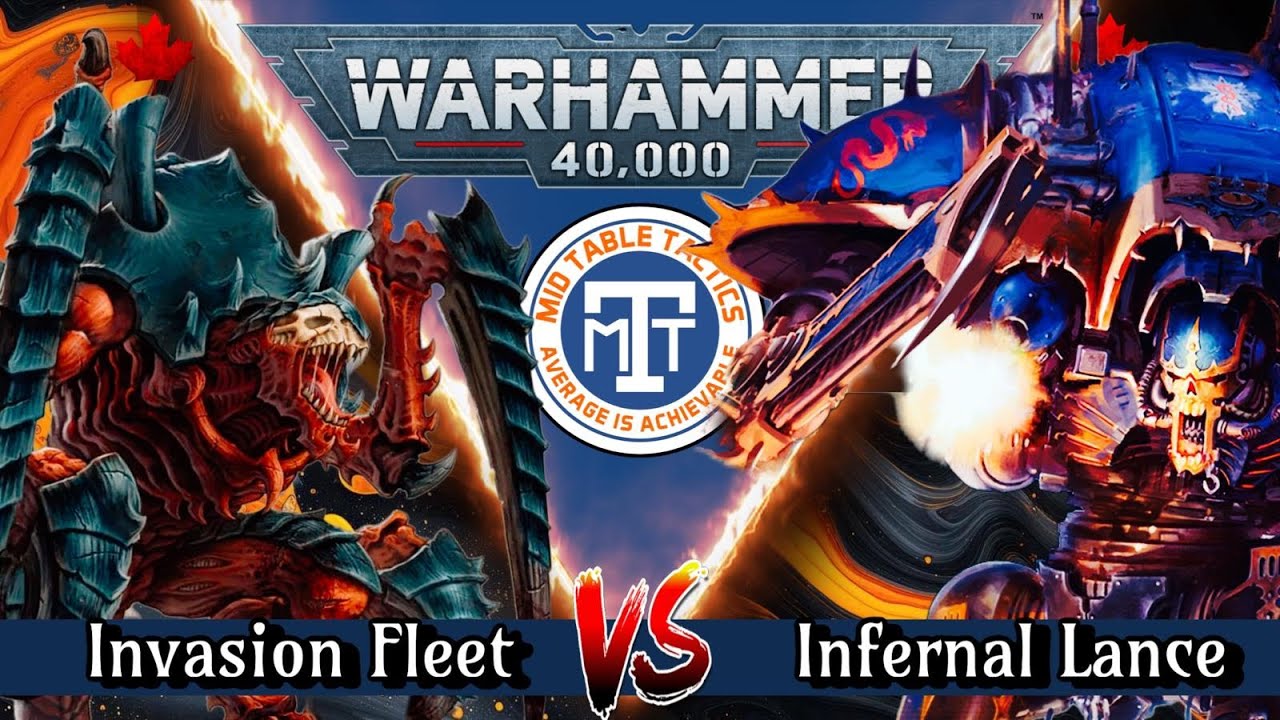 Warhammer 40k Battle Report: Tyranids VS Chaos Knights