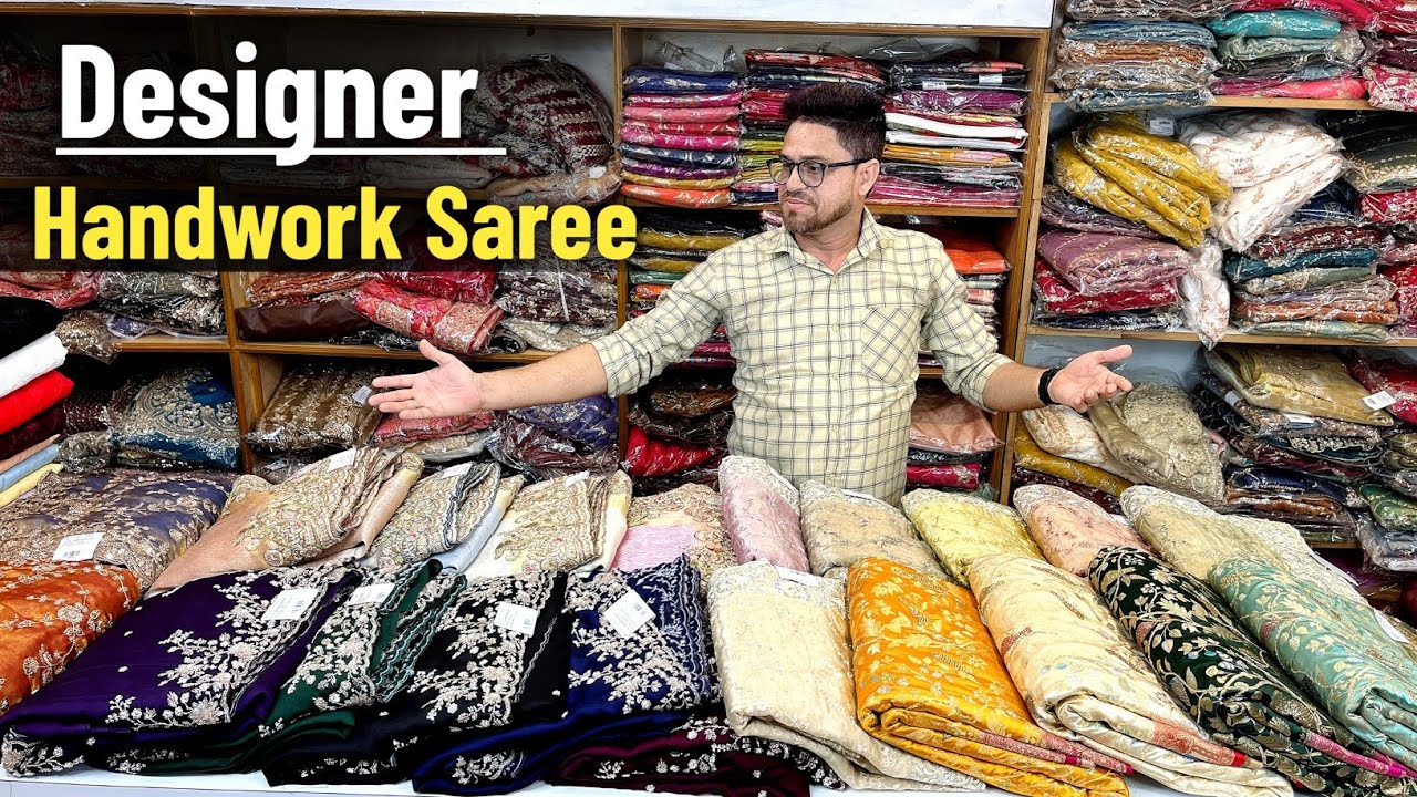 Handwork Party Wear Saree Collection - Wholesale Price 🔥🔥 Barabazar Saree Wholesaler - ANUP FABRICS