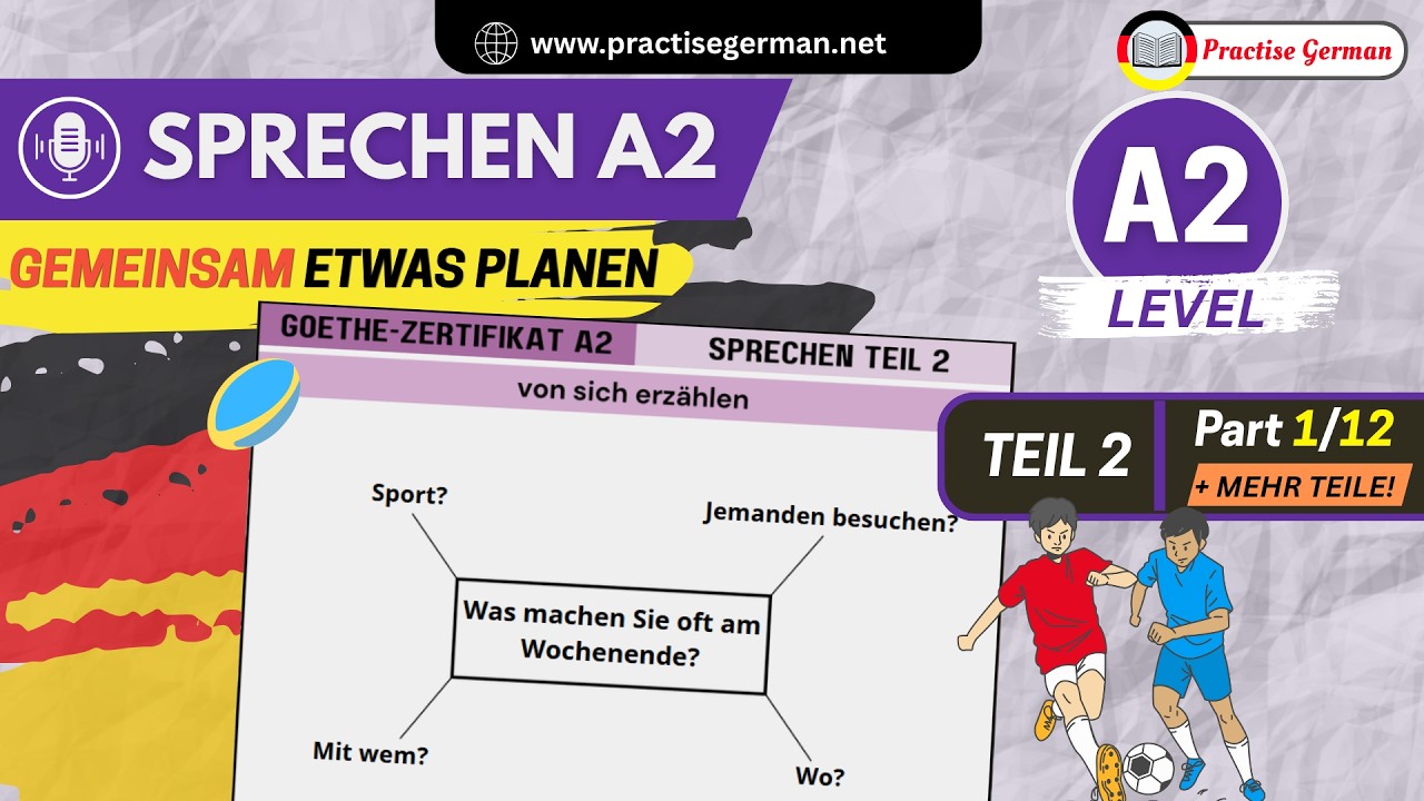 Was machen Sie oft am Wochenende? | Goethe-Zertifikat A2 - SPRECHEN - Teil 2