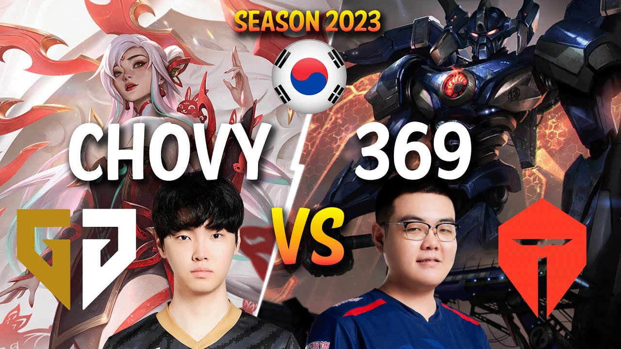 GEN Chovy vs TES 369 - Chovy IRELIA vs 369 AATROX Top - Patch 13.24 KR Ranked