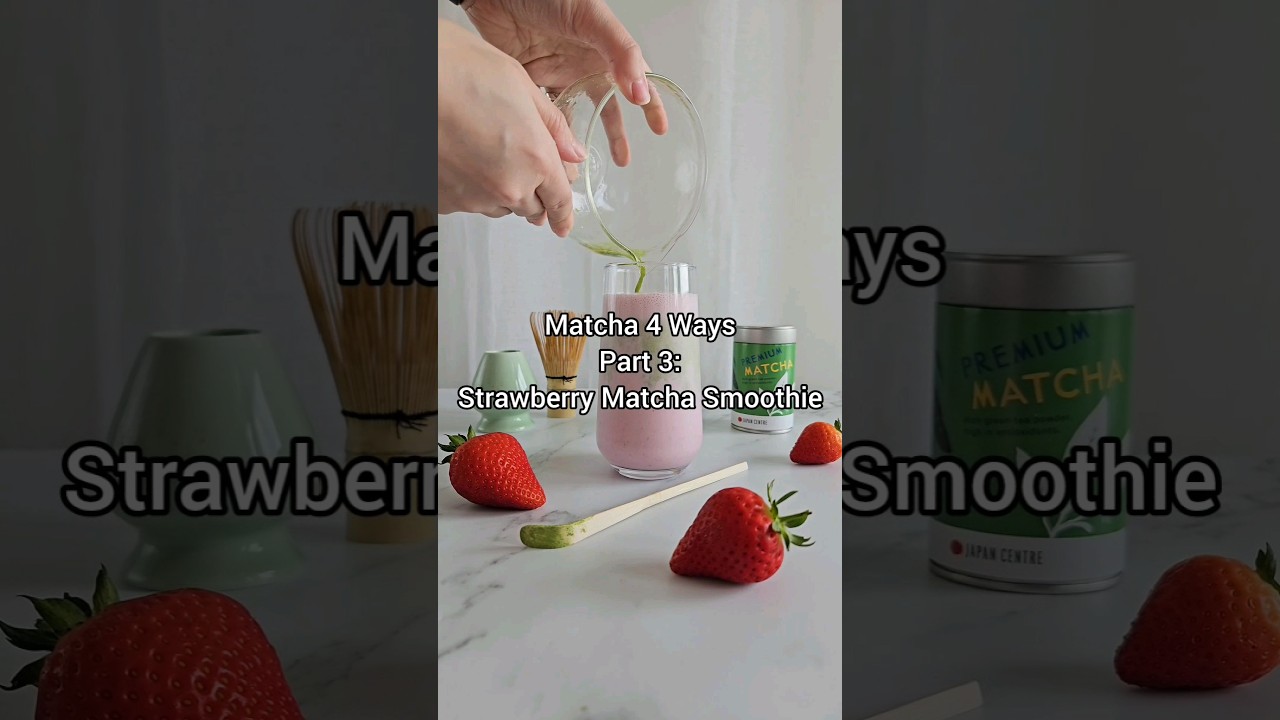 How To Make Matcha Strawberry Smoothie