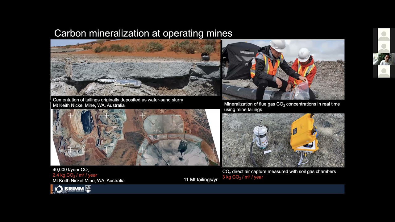 Carbon capture in mine tailings - Dr. Greg Dipple