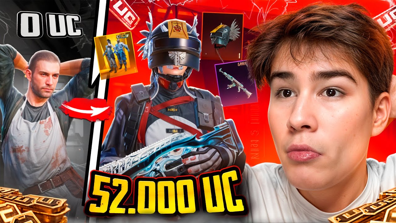 $52 000 UC!🔥TEKINGA OBUNACHIM AKKAUNTLARINI KUCHAYTIRIB😍 HURSAND QILIB BERDIM
