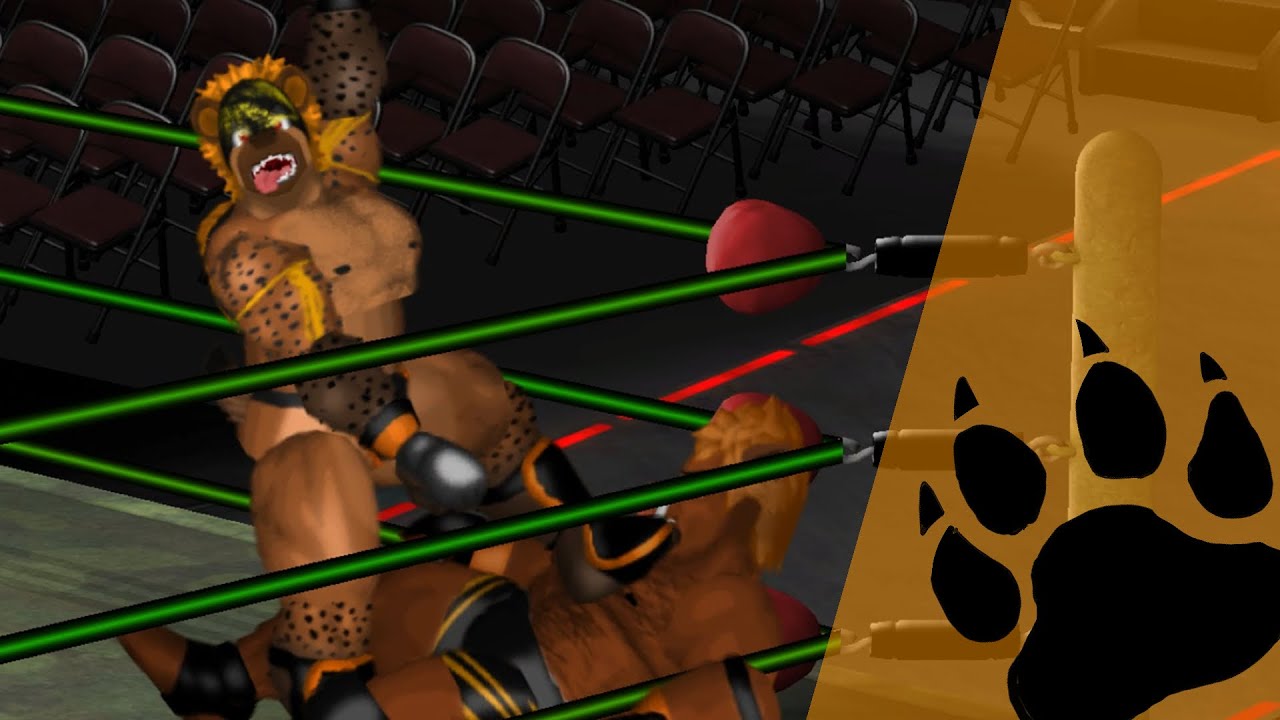 [Gyakuryona] Tribal Hyena dominates Boar Wrestler