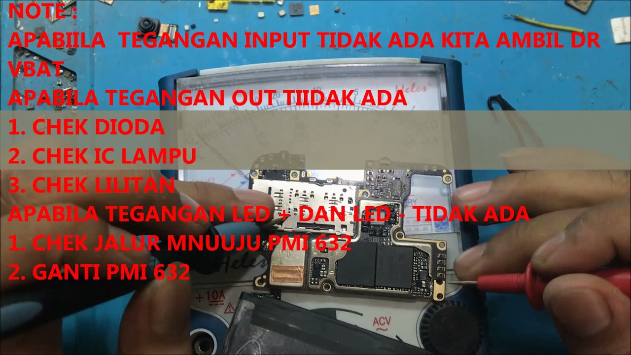 ANALISA XIOAMI REDMI NOTE 8 MATI LAMPU ATAU BACKLIGHT