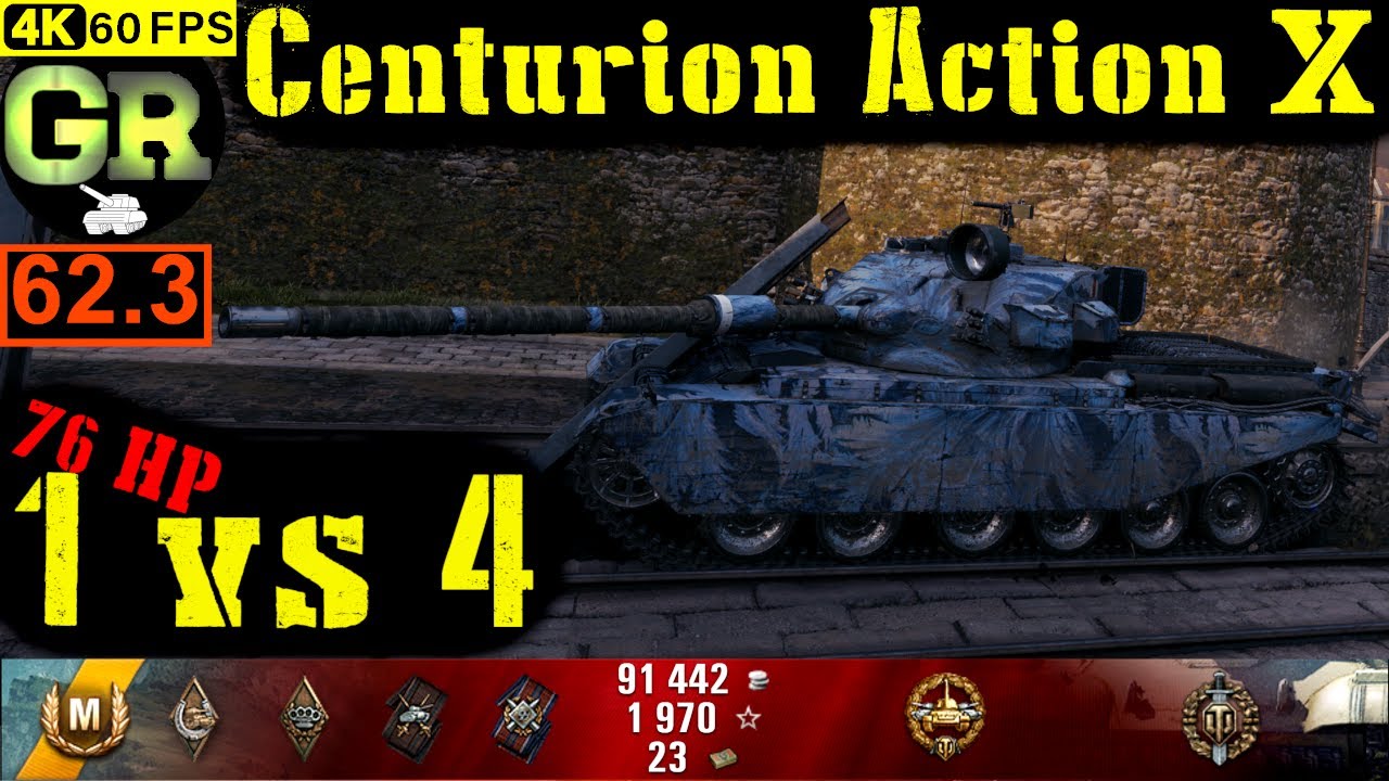 62_World of Tanks Centurion Action X WoT Replay - 6 Kills 6.2K DMG(Patch 1.4.0)