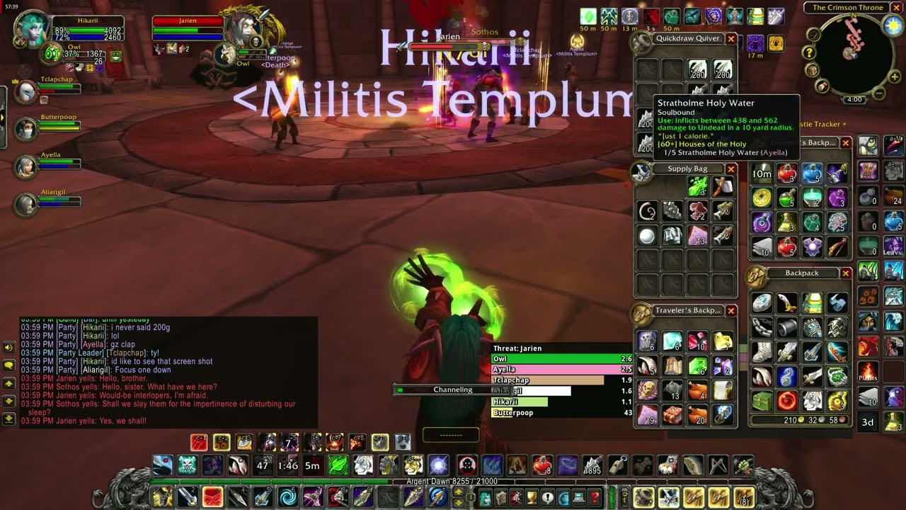 World of Warcraft Classic 2024 02 01 - Hikarii - HC - TClapChap & Aliargil Rest In Peace