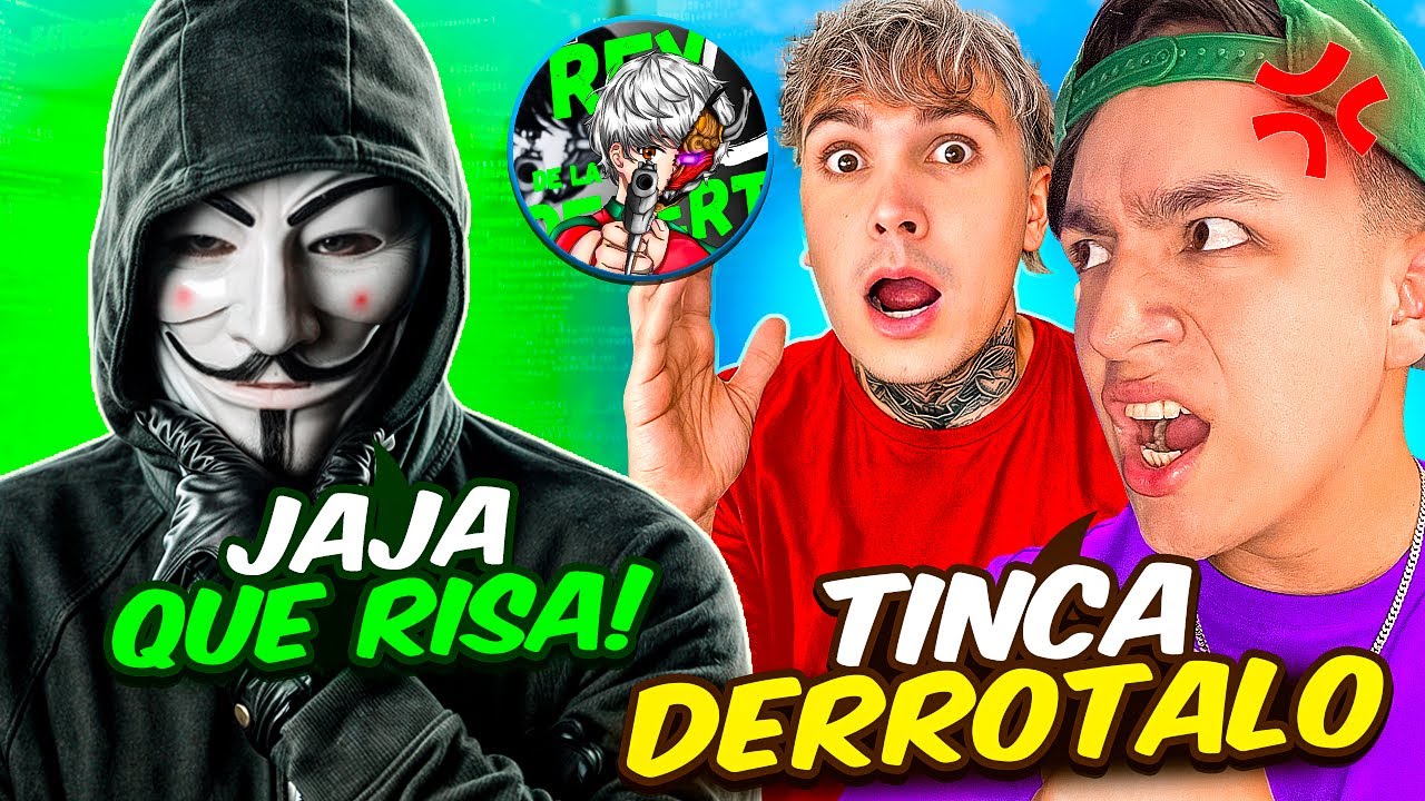 TINCA VS REY HACKER POR MI CUENTA DE FREE FIRE👿😱!