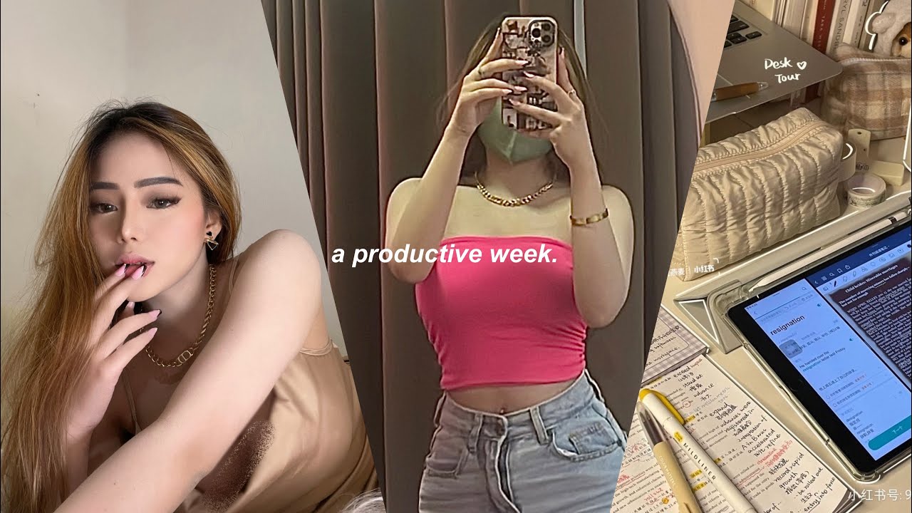 VLOGMAS: a productive week, college life, doing grocery.